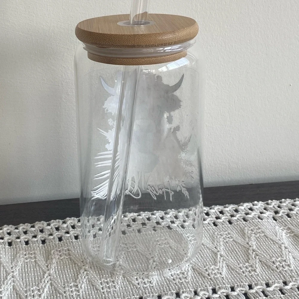 16oz glass tumbler